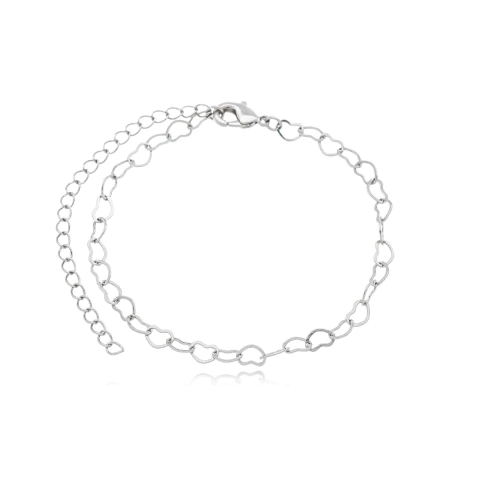 PULSEIRA CORRENTE CORAÇÃO VAZADO - comprar online
