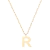 COLAR LETRA LISA 2,5CM C CONTRA ARGOLA CARTIER FINA 60 CM - Morika Personalizados