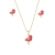 CONJUNTO FLAMINGO RESINADO