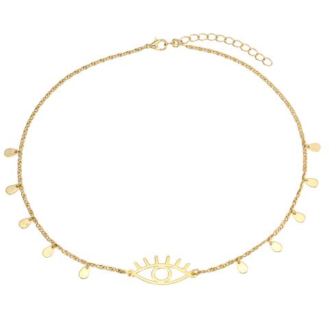 CHOCKER OLHO GREGO COM GOTAS