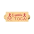 BROCHE PLAQUINHA 4,5X2CM