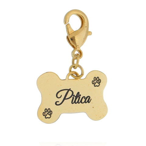 PINGENTE OSSO COM NOME EM RESINA - comprar online