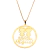 MANDALA SIMPLES 4 CM COM NOME E BONECO