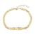 PULSEIRA CORRENTE ACHATADA CHAPA PEQ. COM 2 INICIAIS E 1 CORAÇÃO - comprar online