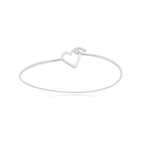 BRACELETE CORAÇÃO VAZADO - comprar online