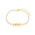 Pulseira riviera 3mm bipartida com chapa personalizada - comprar online