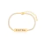 Pulseira riviera 3mm bipartida com chapa personalizada