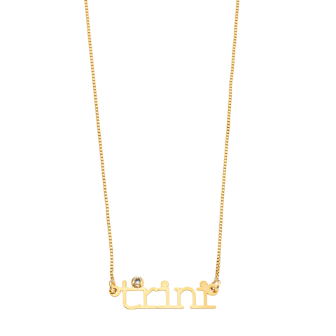 COLAR LETRA DE FORMA + PONTO DE LUZ SOLDADO