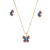 CONJUNTO BORBOLETA 1,2 CM ALTURA
