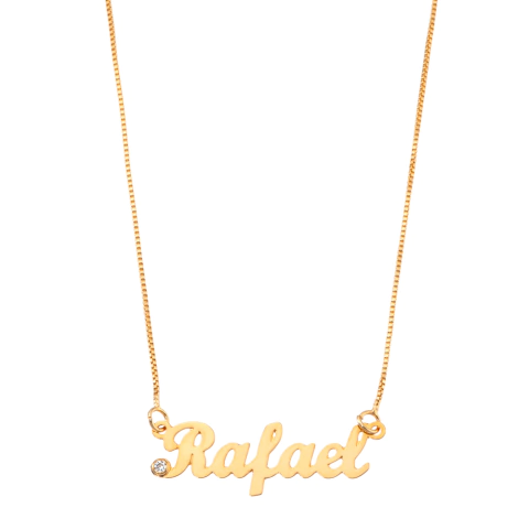 COLAR PERSONALIZADO COM PEDRINHA FOTOC