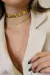 Chocker pérolas espaçadas