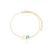 Pulseira inicial + zircônia (verificar cores disponíveis) - loja online