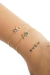 Pulseira inicial + zircônia (verificar cores disponíveis)