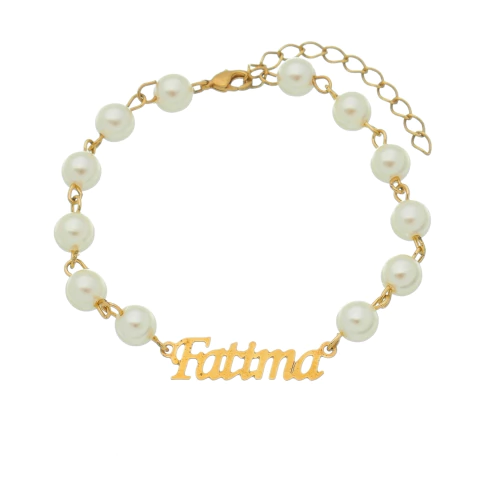 PULSEIRA NOME FONTE SIMPLES COM PÉROLA - comprar online