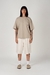 boxy tee greige signature - loja online
