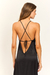 Vestido Midi Acetinado Amarração - loja online