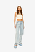 Calça Wide Leg Dani Bolso Bordado - comprar online