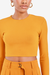 Blusa Malha Manga Longa Ombreiras - comprar online