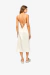 Vestido Midi Acetinado Amarração - loja online