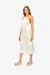 Vestido Midi Acetinado Amarração - comprar online