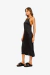 Vestido Midi Acetinado Amarração na internet
