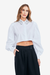 Camisa Oversized Gola Bordada