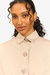 Camisa Vestido Bordada Areia - DANILIMA