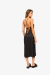 Vestido Midi Acetinado Amarração - comprar online