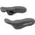 Bar End Chifre Bike Absolute Ergonomic 126mm - Preto Confort