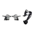 Kit Alavanca Manetes + Cambio Traseiro 9v 3x9 Trocador 27v