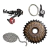 Kit Marcha 21v Bicicleta Câmbio Corrente Trocador Catraca