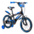 Bicicleta Infantil Aro 16 Azul E Preto Pro Aventura Uni Toys