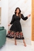 Vestido Tecido Renda 100% poliéster, todo forrado Fechamento frontal com botões forrados - comprar online