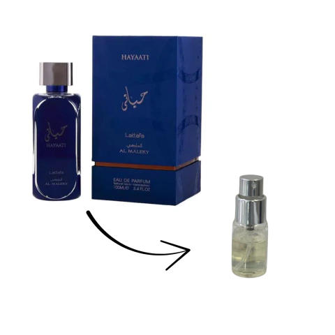 HAYAATI AL MALEKY EDP LATTAFA - FRACIONADO DE 5 OU 10ML - comprar online