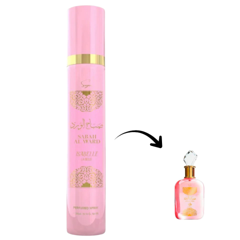 PERFUME BODY SPLASH SABAH AL WARD SUGAR ISABELLE - 300ML