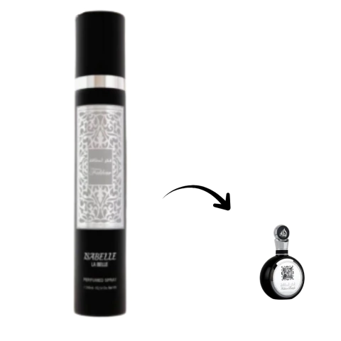 PERFUME BODY SPLASH FAKHAR BLACK 300ML - ISABELLE LA BELLE - comprar online