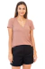 Blusa Basic Malha Mocha Mousse