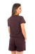 Conjunto Canelado Short Marrom - comprar online