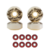 Roda de Skate 53mm Branca + Rolamentos Abec 5 - comprar online