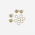Porcas e Arruelas Truck Black Sheep Importada Gold - comprar online