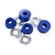 Amortecedor Cylinder Cushions Medium Hard 92a Azul Independent na internet