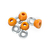 Amortecedor Conical Cushions Medium 90a Laranja Independent - comprar online