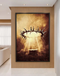 Quadro Decorativo Coroa Sagrada