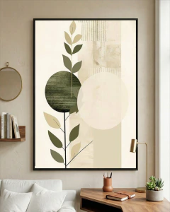 Quadro Decorativo Botanica Neutra
