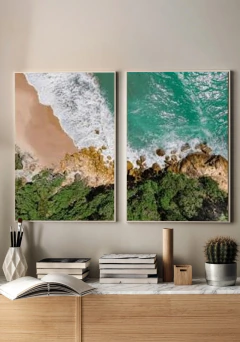 Dupla de Quadros - Foco na Paisagem