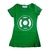 REMERA GREEN LANTERN LOGO VERDE OSCURO DAMA SMALL