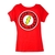 REMERA FLASH JL TALLE XS DAMA ROJO DCRH105