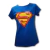 REMERA SUPERMAN KAL-EL AZUL DAMA SMALL