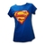 REMERA SUPERMAN KAL-EL AZUL DAMA MEDIUM