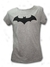 REMERA LOGO BATMAN MURCIELAGO GRIS MUJER LARGE